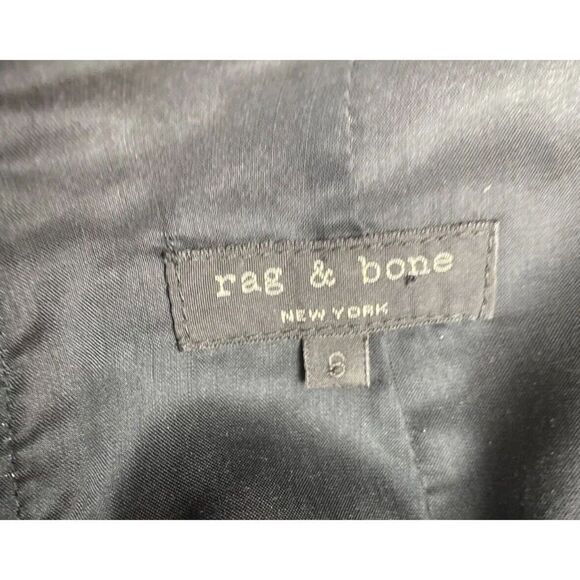 Rag and Bone 100% Silk Dalmeny Feather Print Dress Size 6 - Picture 7 of 13